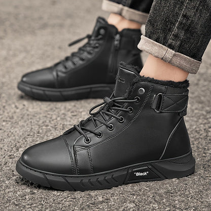 Men's Casual Versatile Genuine Leather Martin Boots