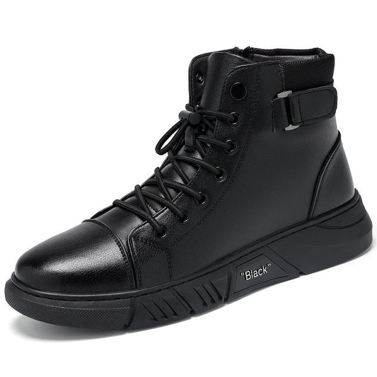Men's Casual Versatile Genuine Leather Martin Boots