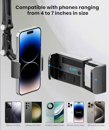 Phonery DriveEase ® Rear View Mirror Phone Holder
