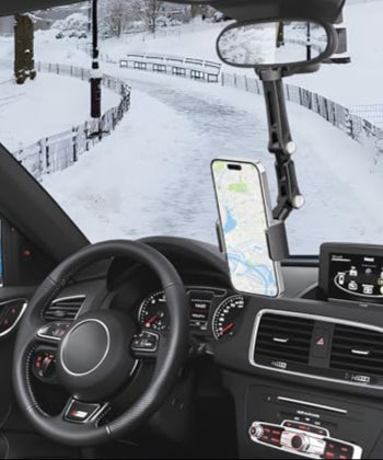 Phonery DriveEase ® Rear View Mirror Phone Holder