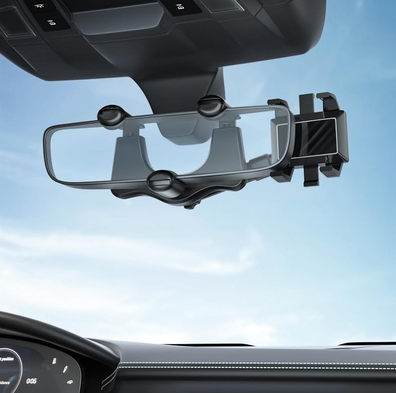 Phonery ClearView ® Phone Holder for Car Rearview Mirror
