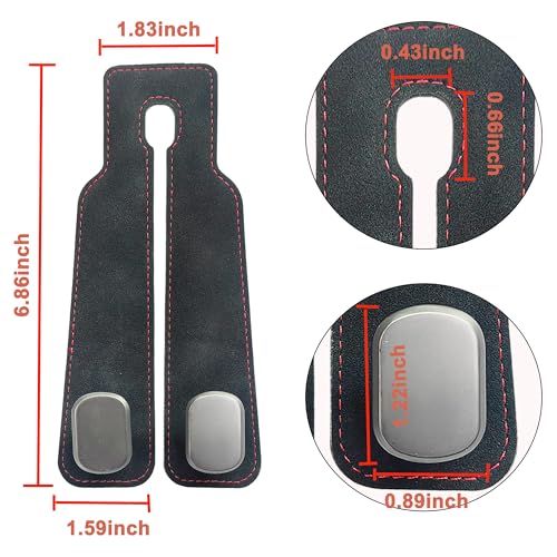 Phonery HookMate ® Headrest Hooks for Car 4 Pack
