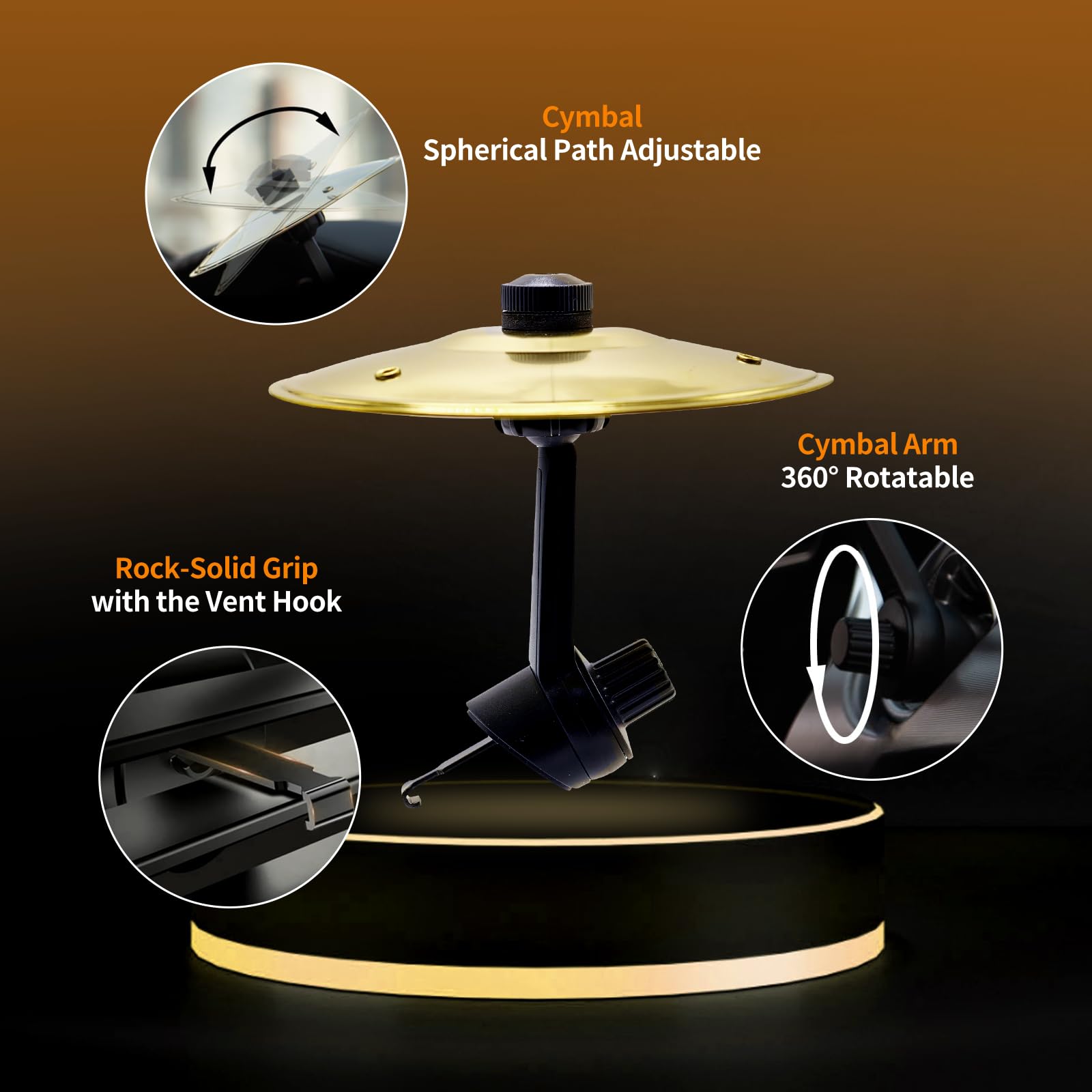 Phonery BeatRide ®  Drum Set For Car