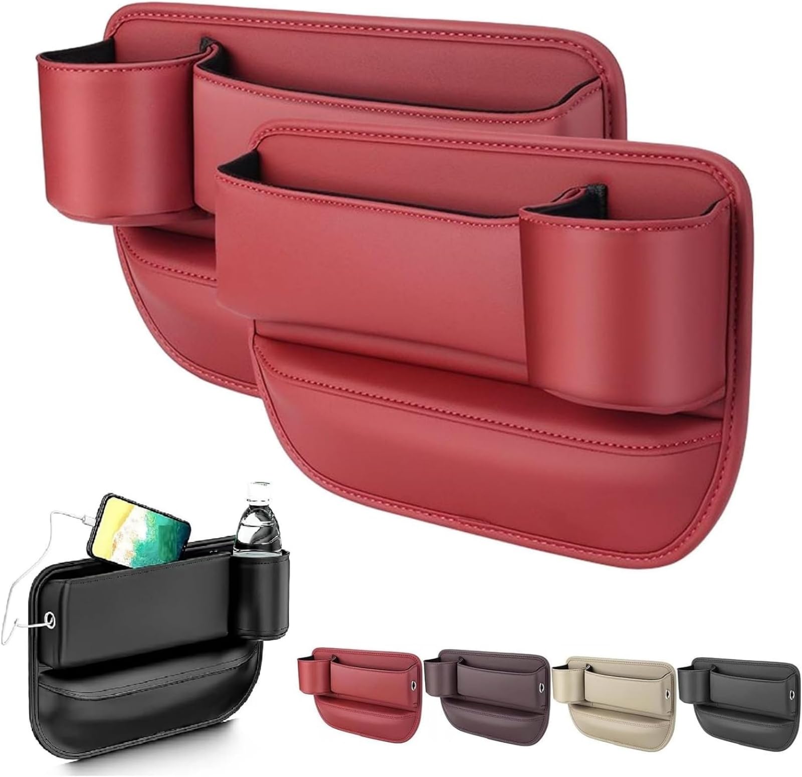 Phonery GapGenius ® Car Seat Gap Filler for Driver and Passenger 2 Pack