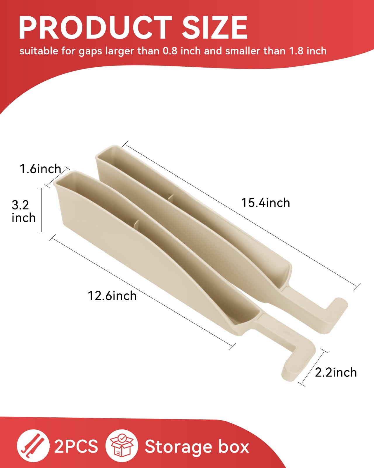 Phonery DropStop ® Best Car Seat Gap Filler