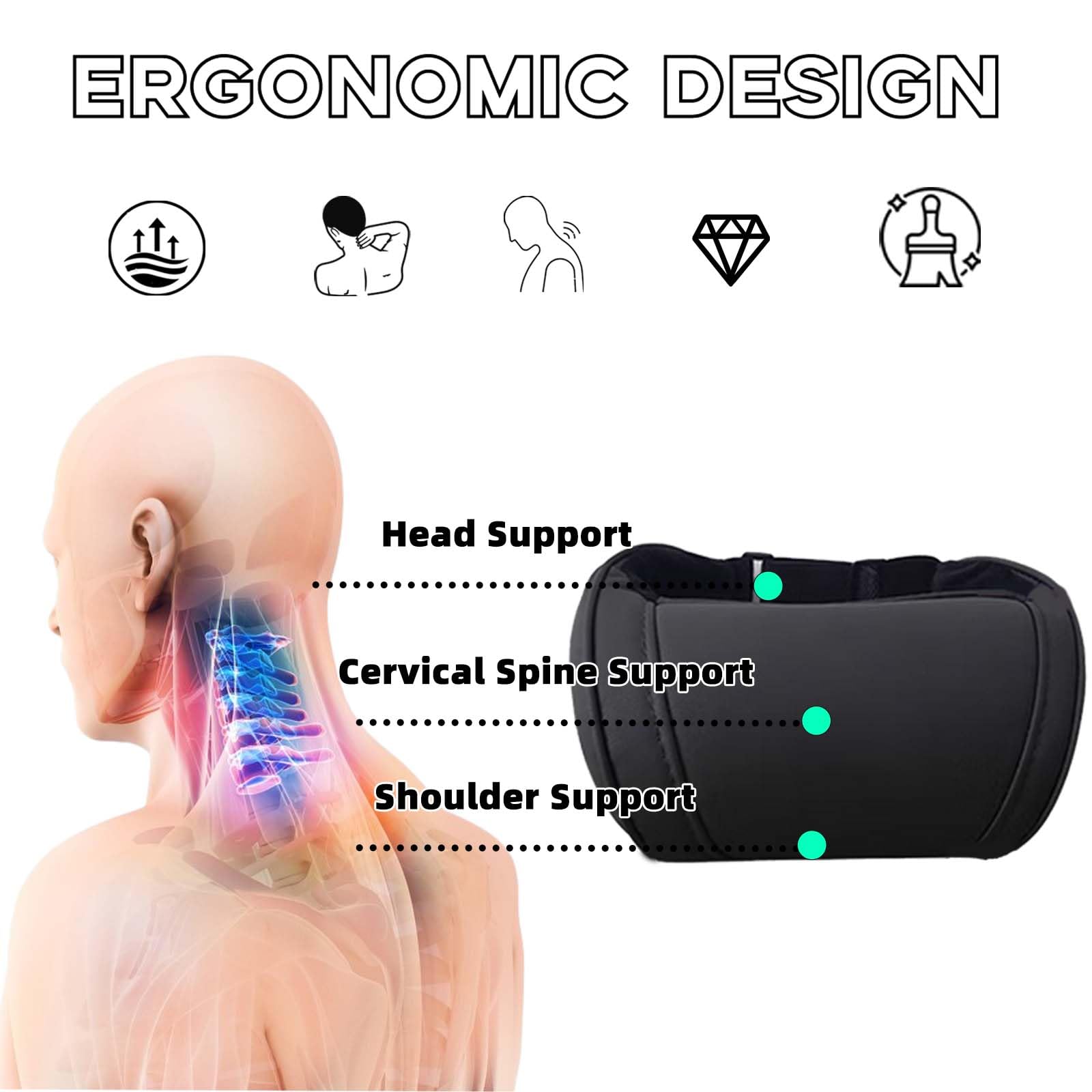 Phonery T-Drive ® Car Neck Pillow for Tesla