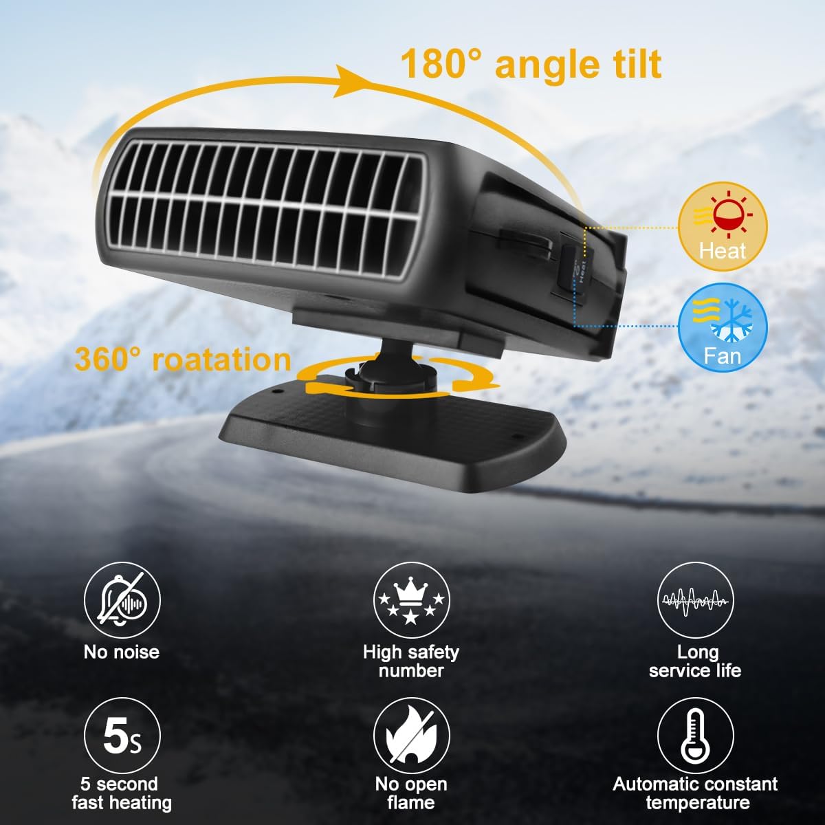 Phonery FrostGuard ® Windshield Defogger & Defroster