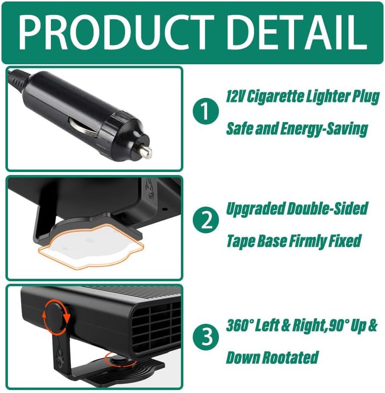 Phonery WarmDrive ® Porable Car Heater