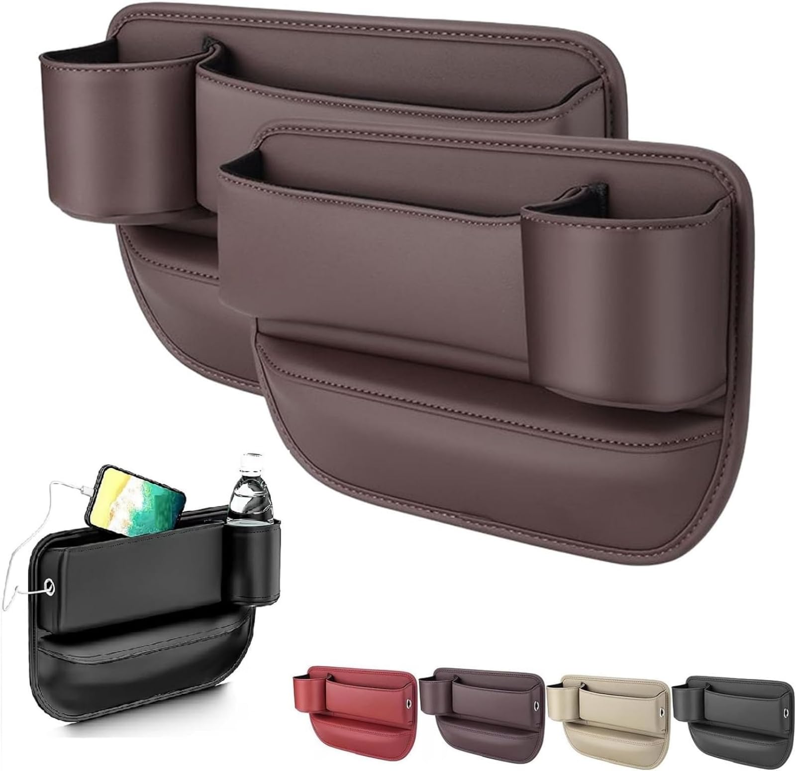 Phonery GapGenius ® Car Seat Gap Filler for Driver and Passenger 2 Pack