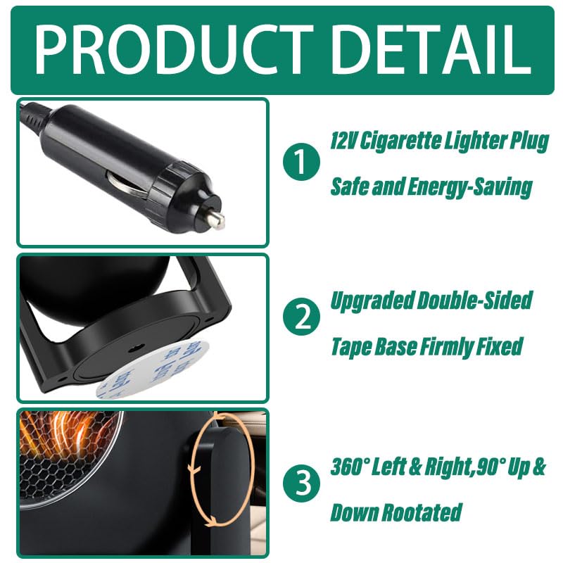 Phonery HeatWave ® Fast Car Heater