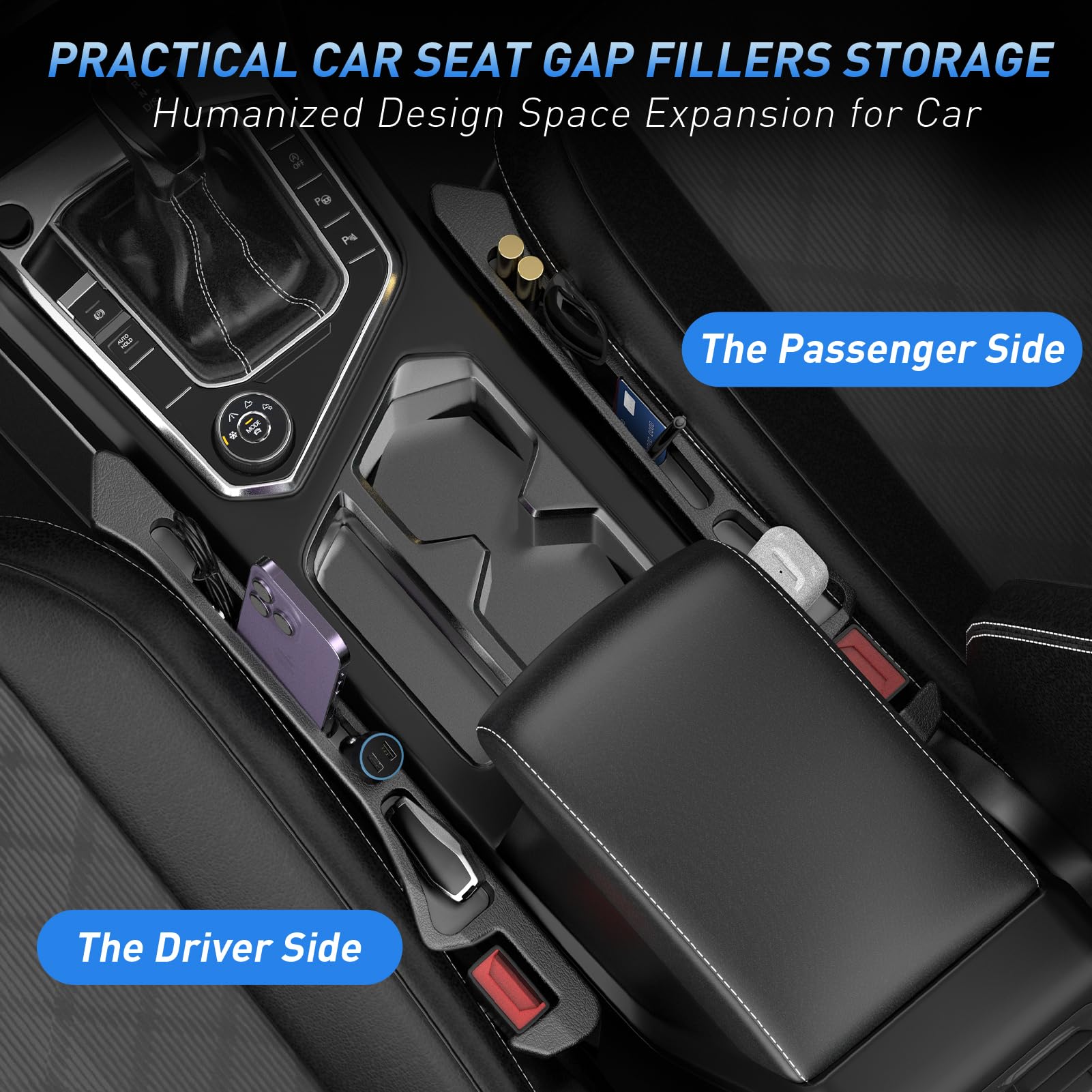 Phonery DropGuard   ® Car Seat Gap Fillers