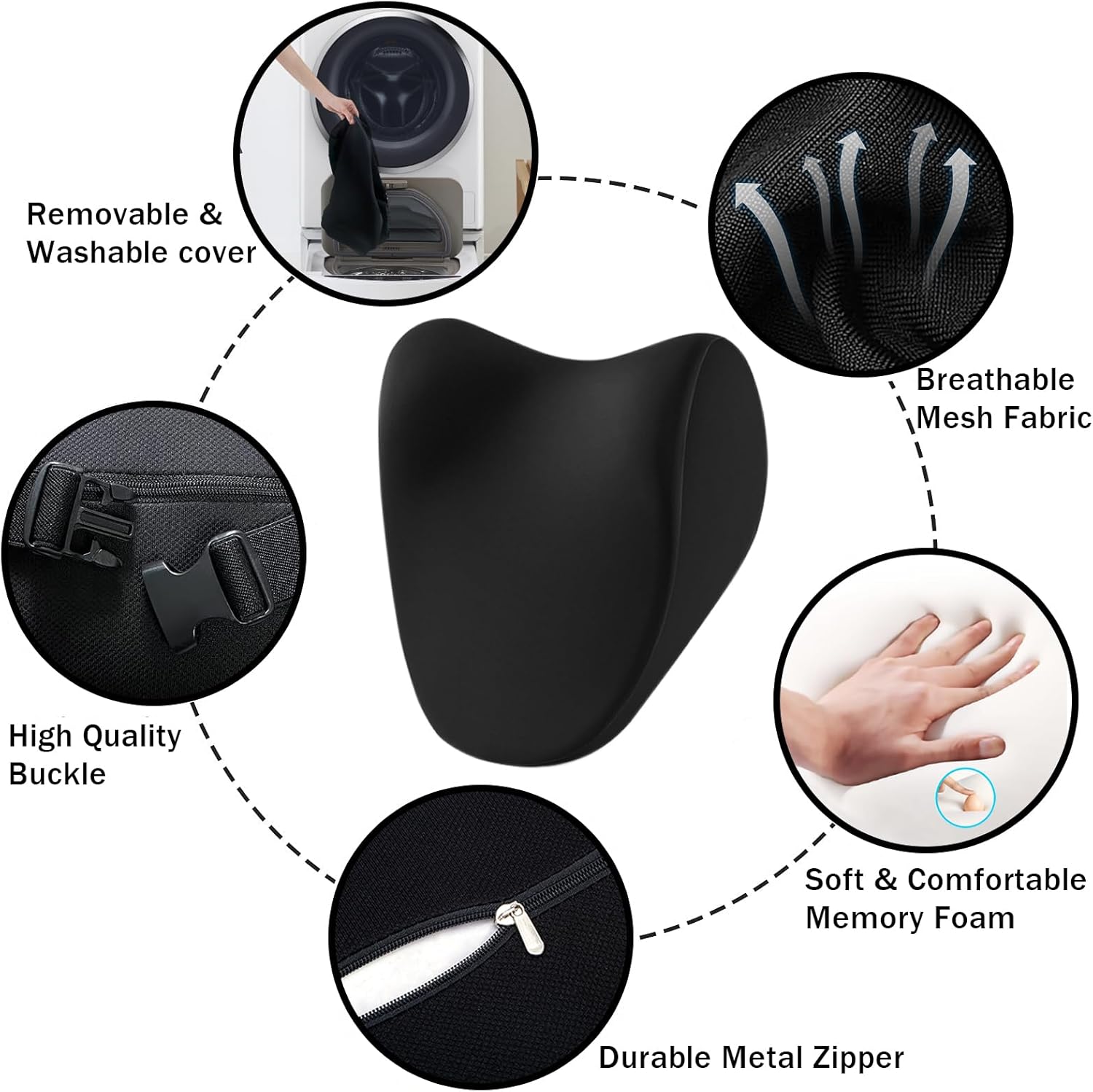 Phonery NeckEase ® Neck Pillow For The Car