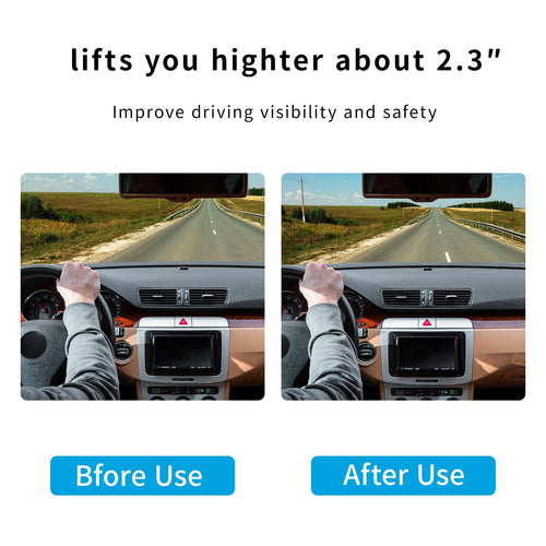 Phonery BoostDrive ® Car Seat Booster for Shorter Drivers