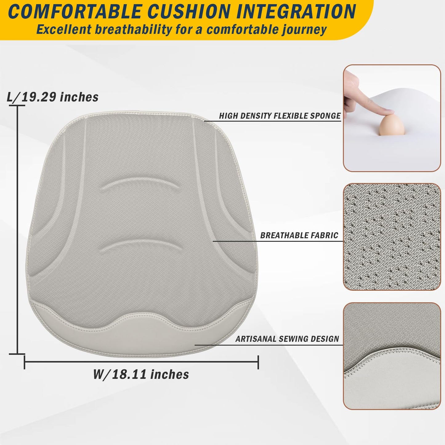 Phonery LuxRide ® Breathable Car Seat Cover