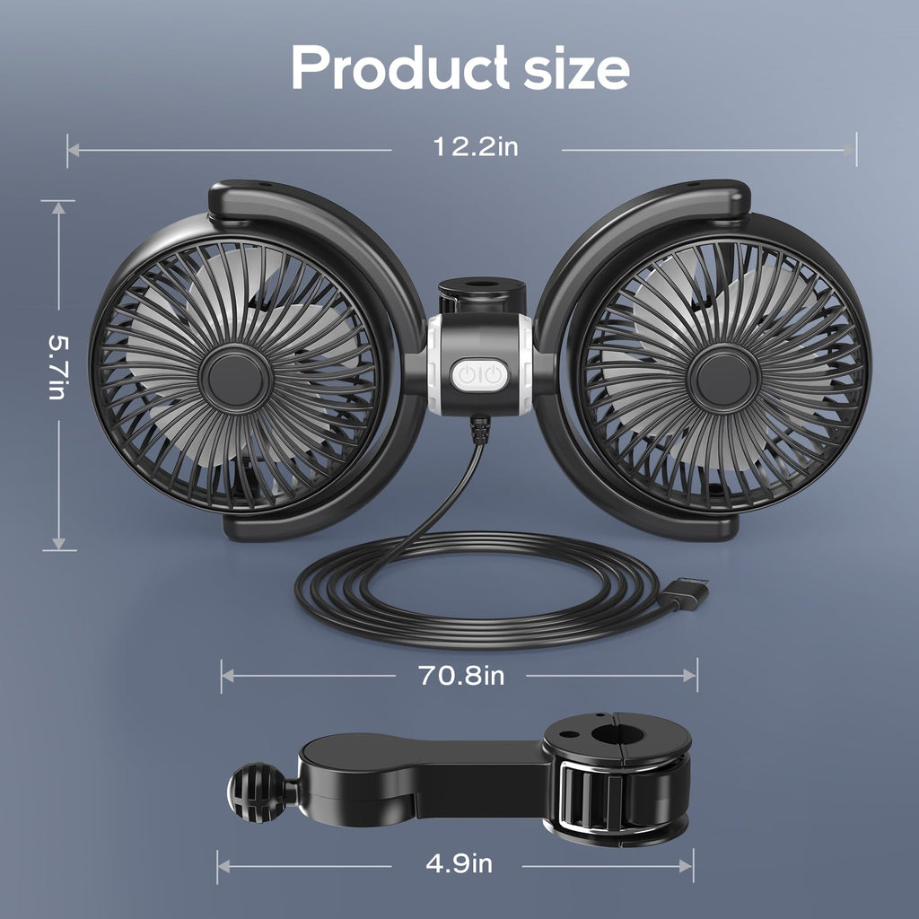 Phonery BreezeBuddy ® Car Fan for Kids