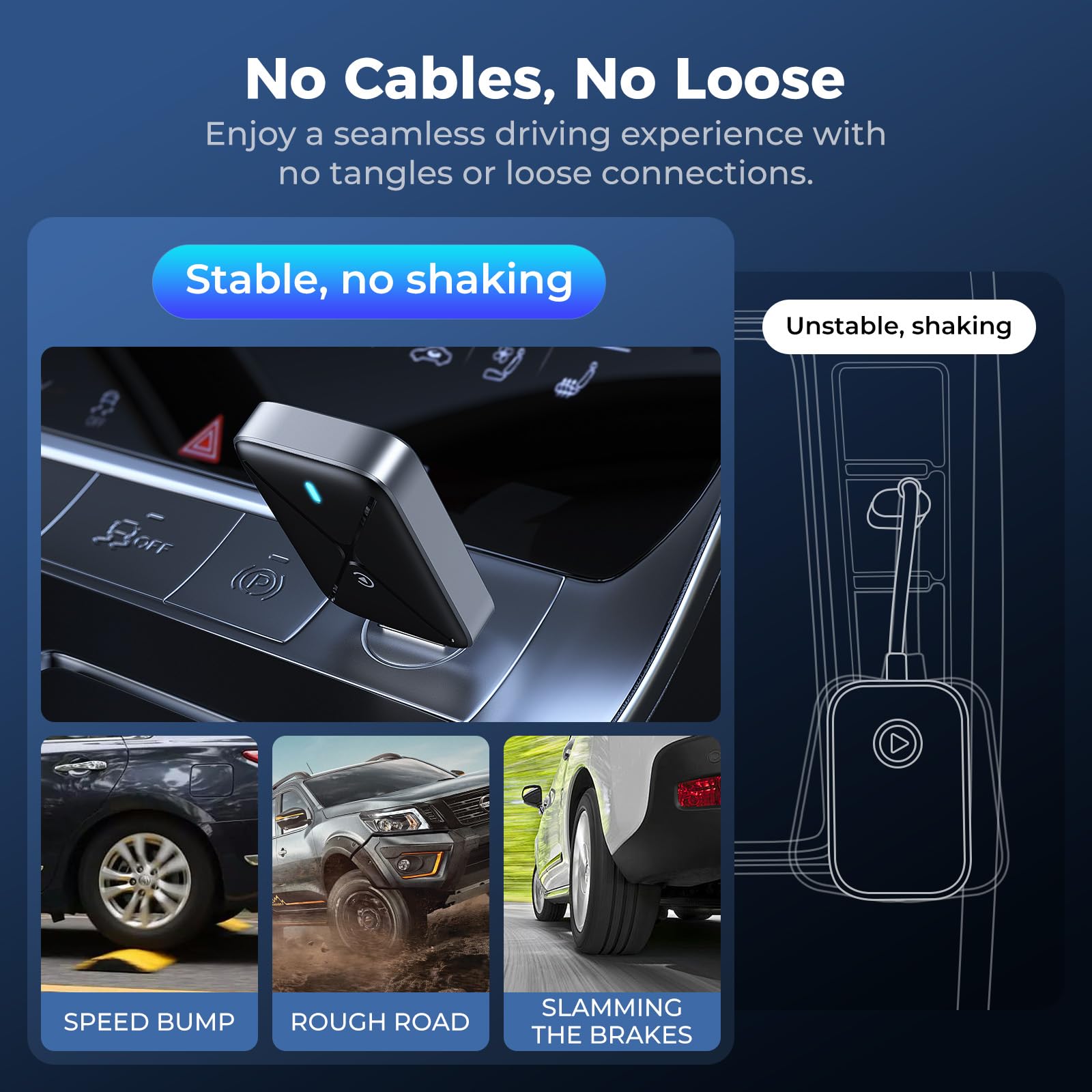 Phonery CarPlay Plus ® Wireless CarPlay Adapter for iPhone