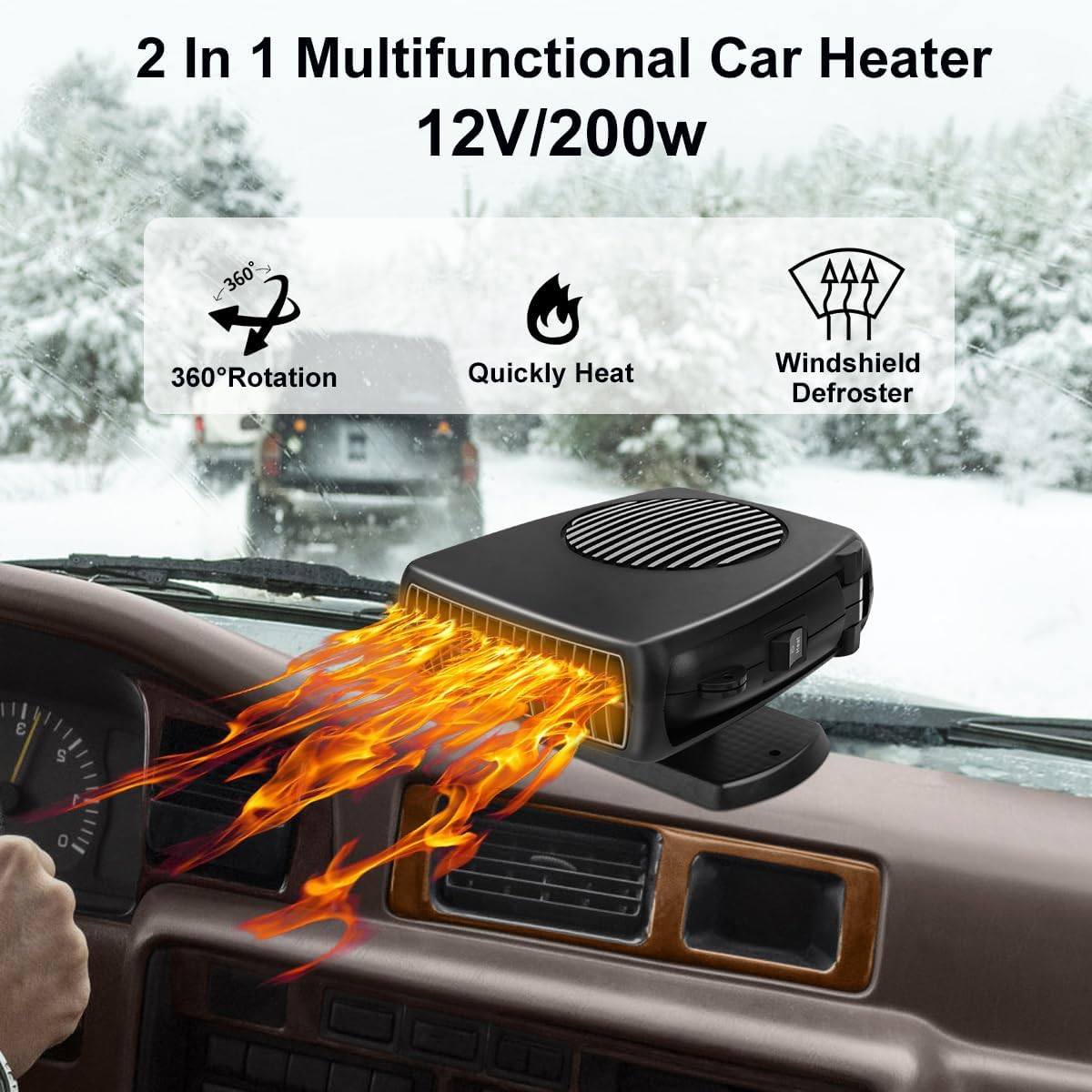 Phonery FrostGuard ® Windshield Defogger & Defroster