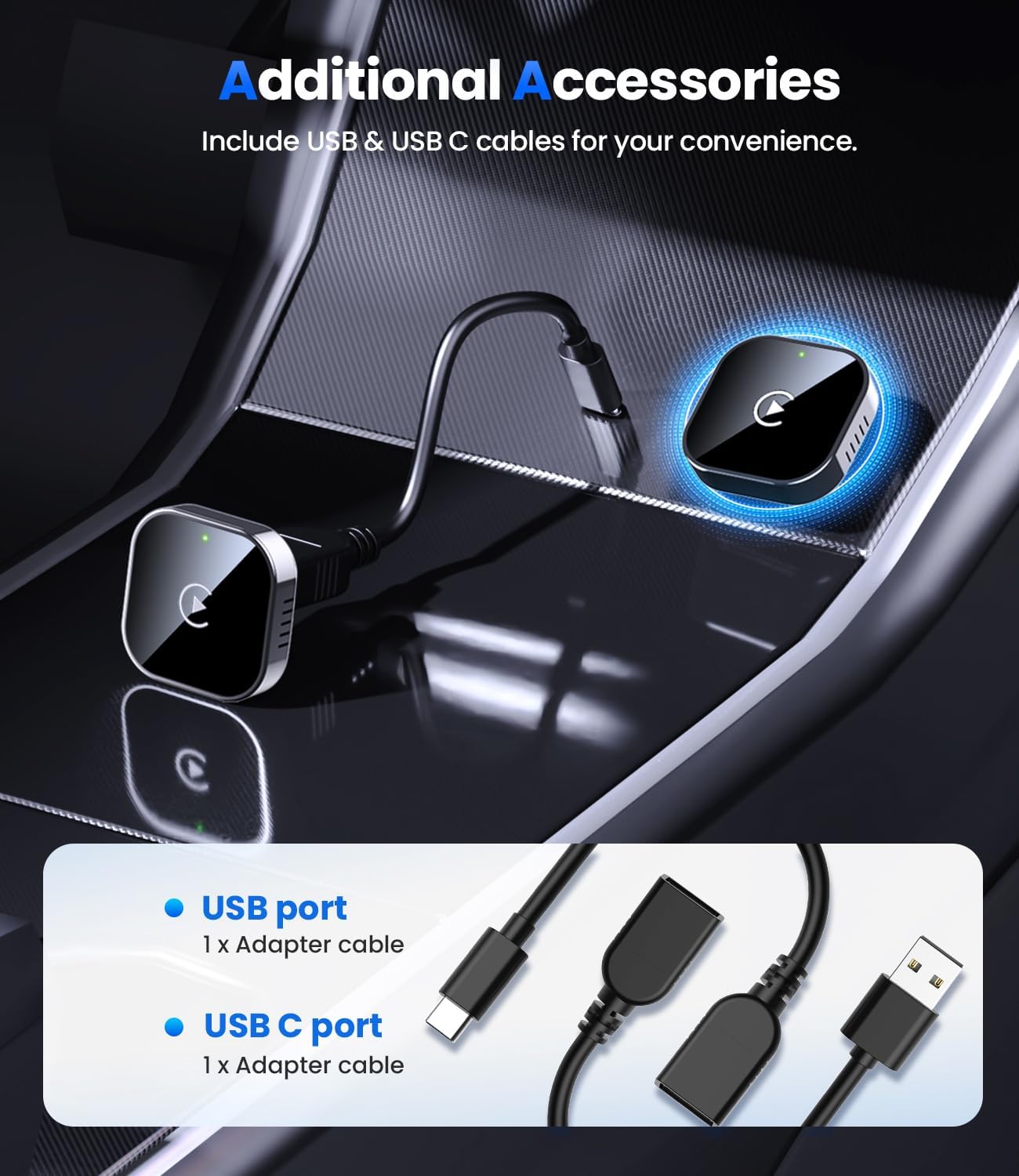 Phonery LinkRide ® Best Wireless Carplay Adapter