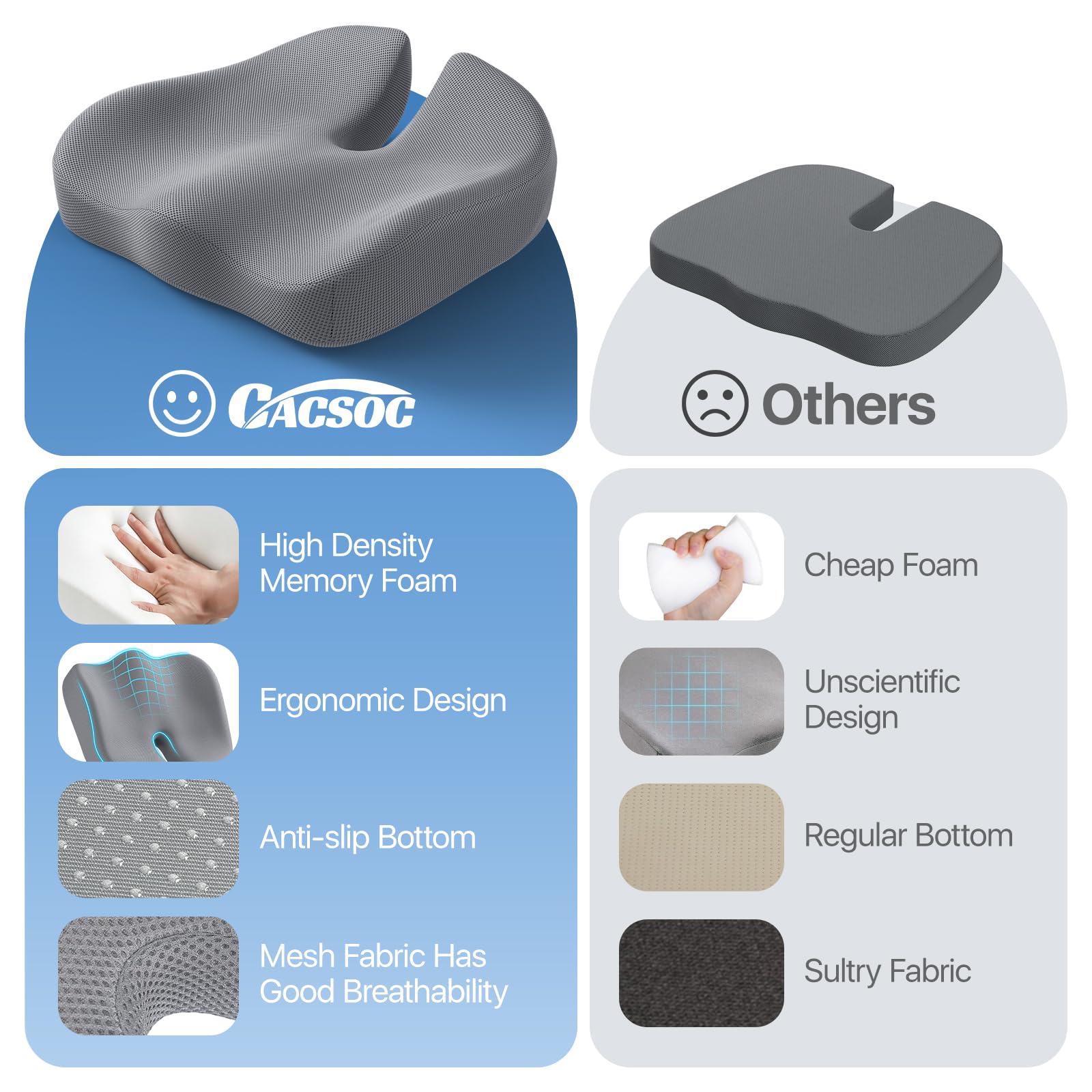 Phonery CushHaven ® Car Seat Booster