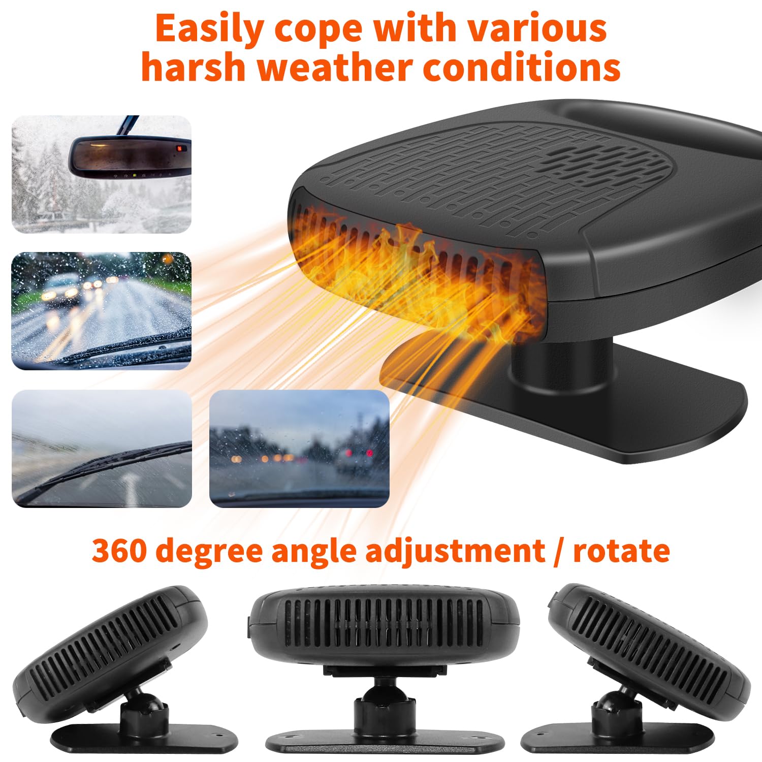 Phonery TurboHeat ® Car Heater Defroster