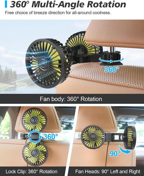 Phonery AeroFlow  ® USB Car Fans