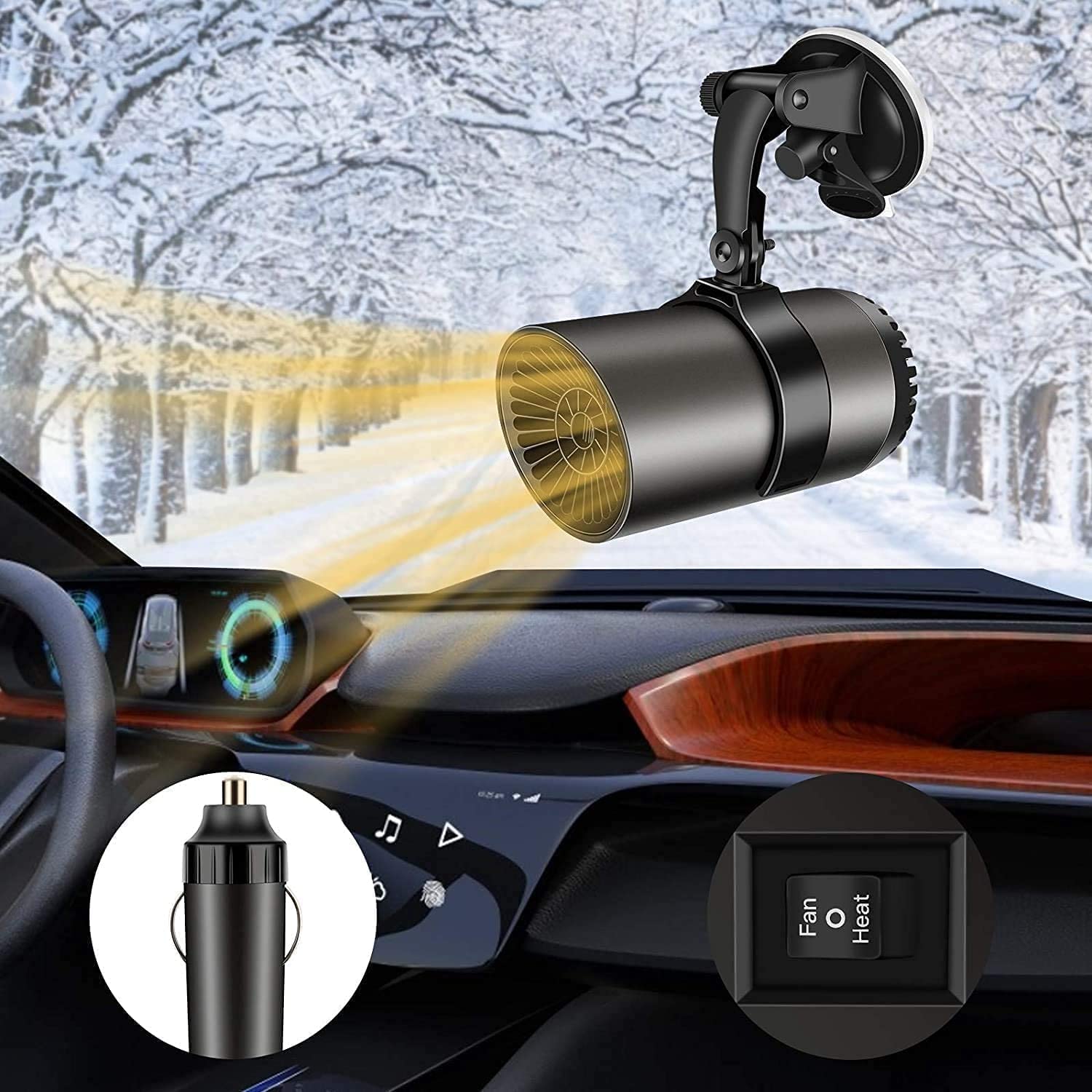 Phonery Heat ® Portable Car Heater
