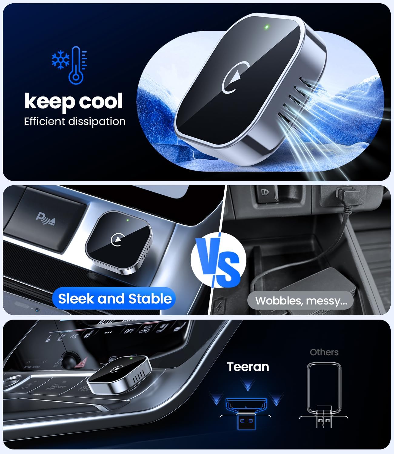 Phonery LinkRide ® Best Wireless Carplay Adapter