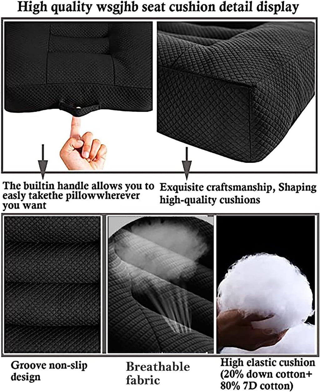 Phonery DriveUp ® Car Seat Booster Cushion