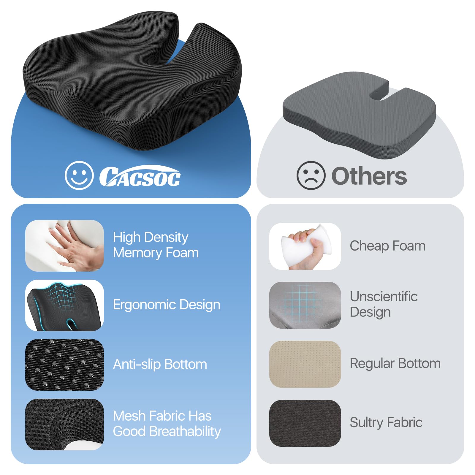 Phonery CushHaven ® Car Seat Booster