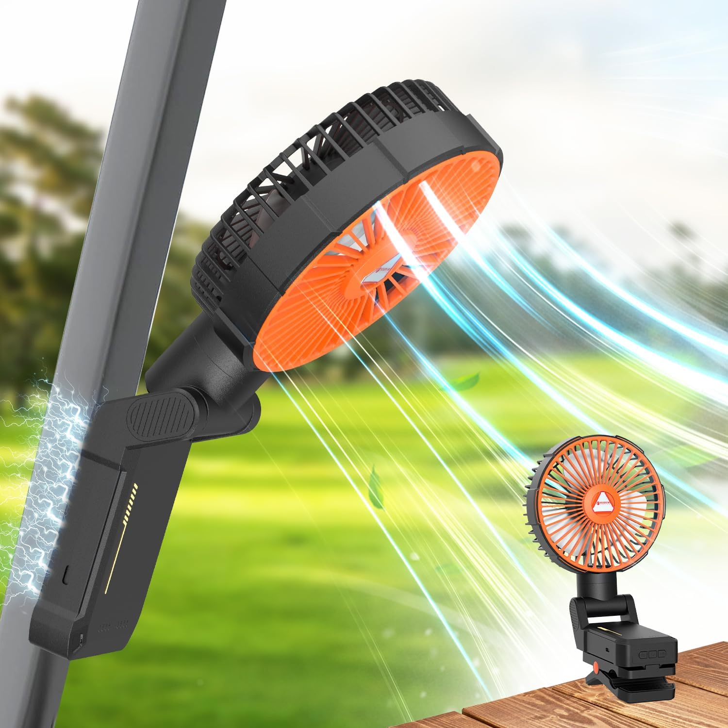 Phonery ClipMaster ® Golf Cart Fan