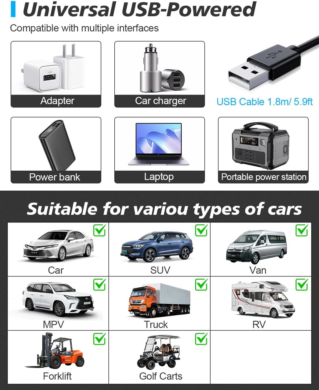 Phonery AeroFlow  ® USB Car Fans