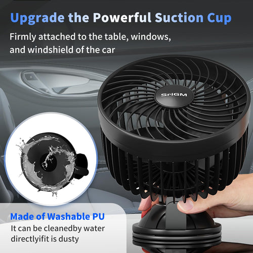 Phonery AeroFlow ® portable fan for car