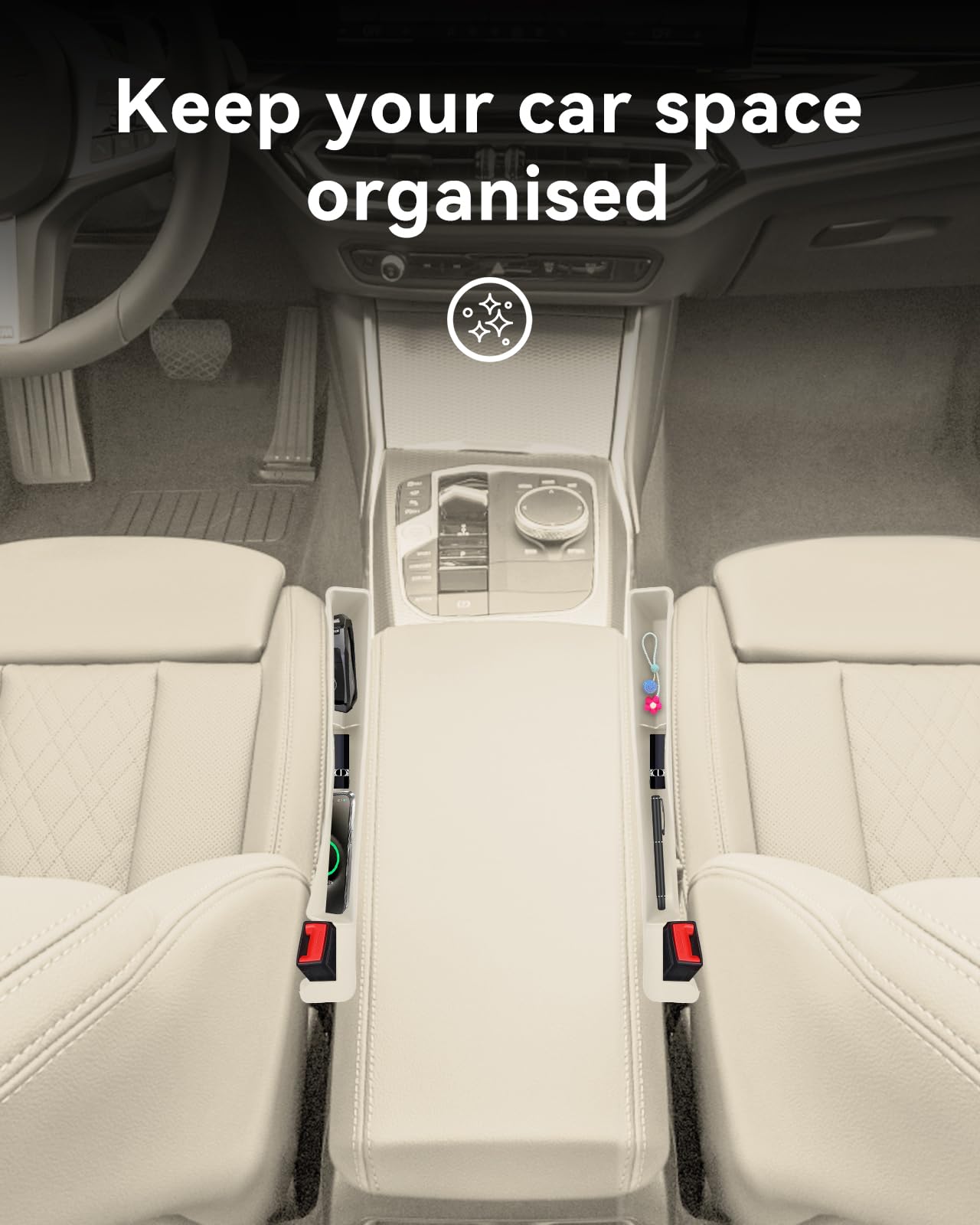 Phonery DropStop ® Best Car Seat Gap Filler