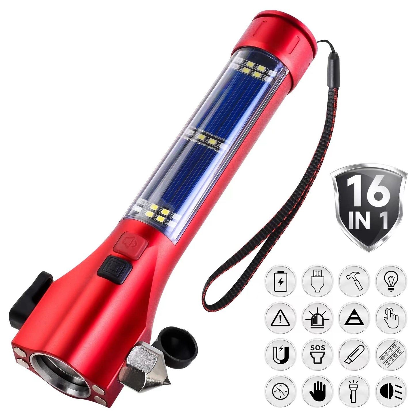 Phonery RescueTorch ® Safety Hammer For Car