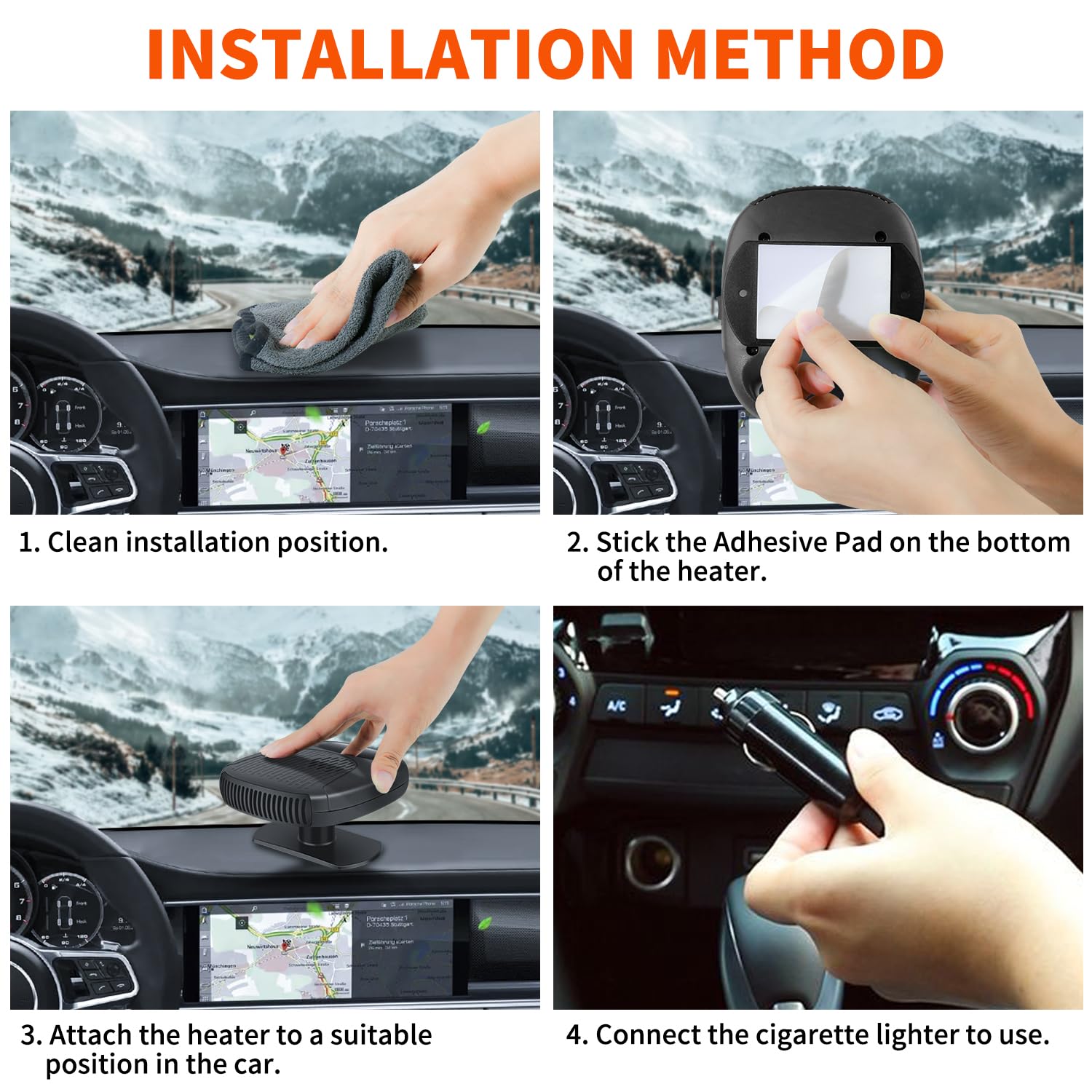 Phonery TurboHeat ® Car Heater Defroster