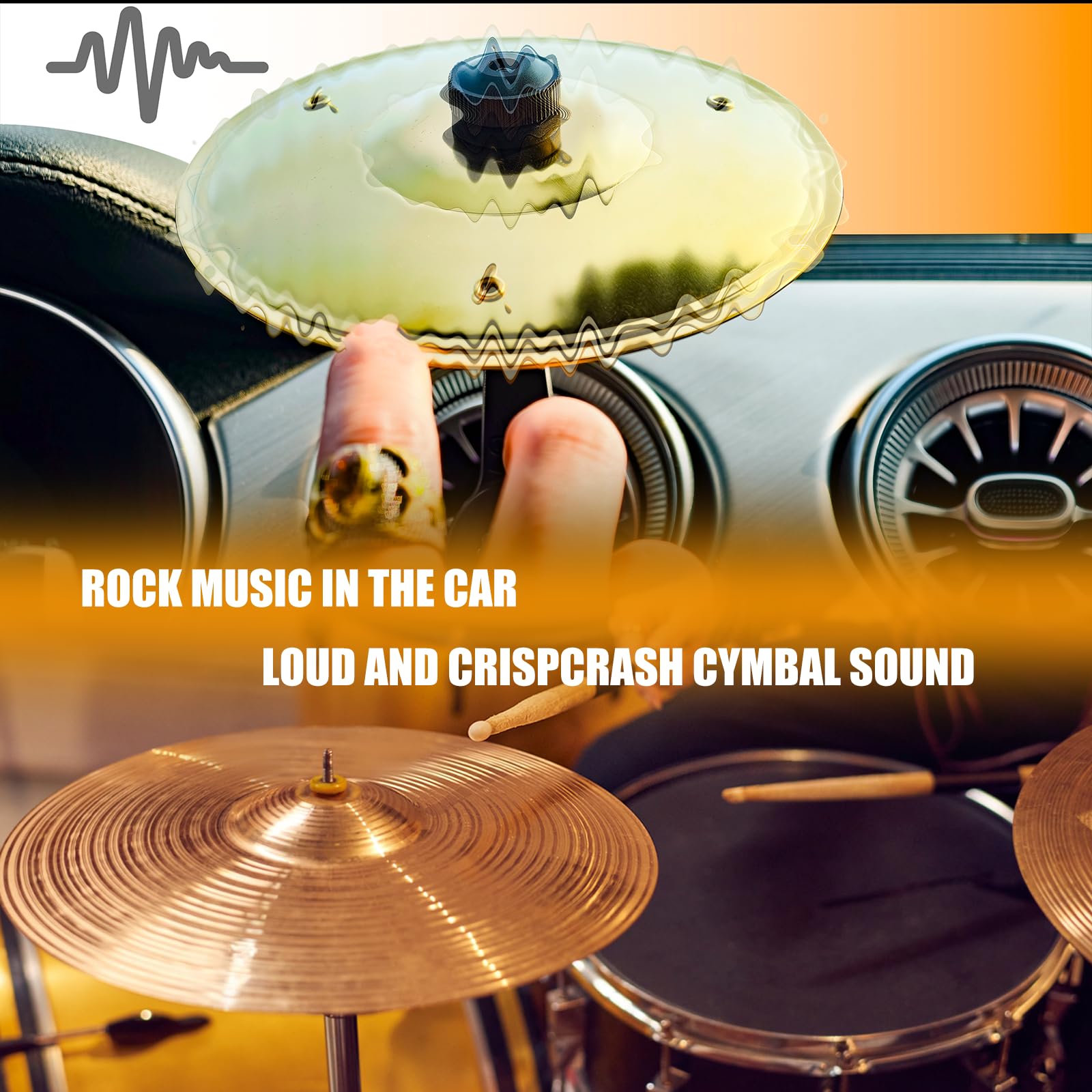Phonery BeatRide ®  Drum Set For Car