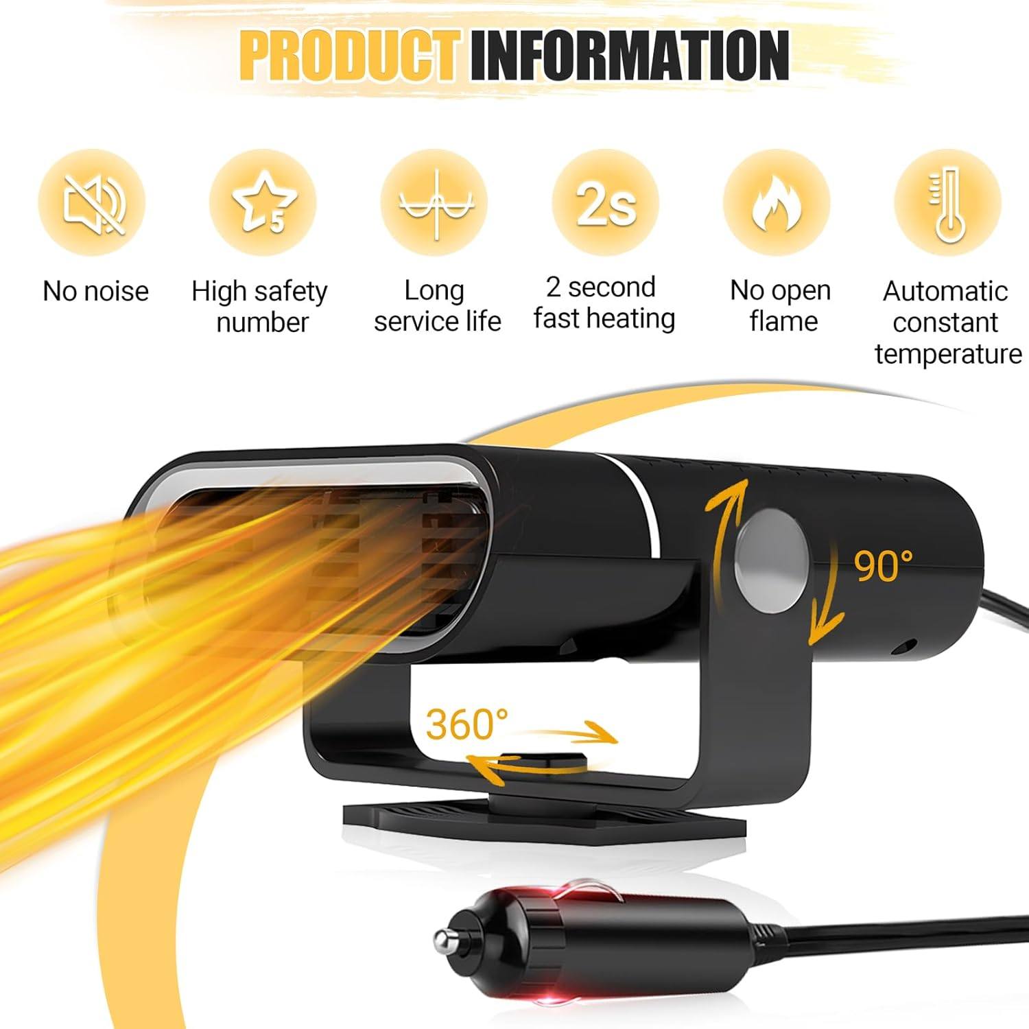 Phonery FrostGuard ® Portable Car Heater