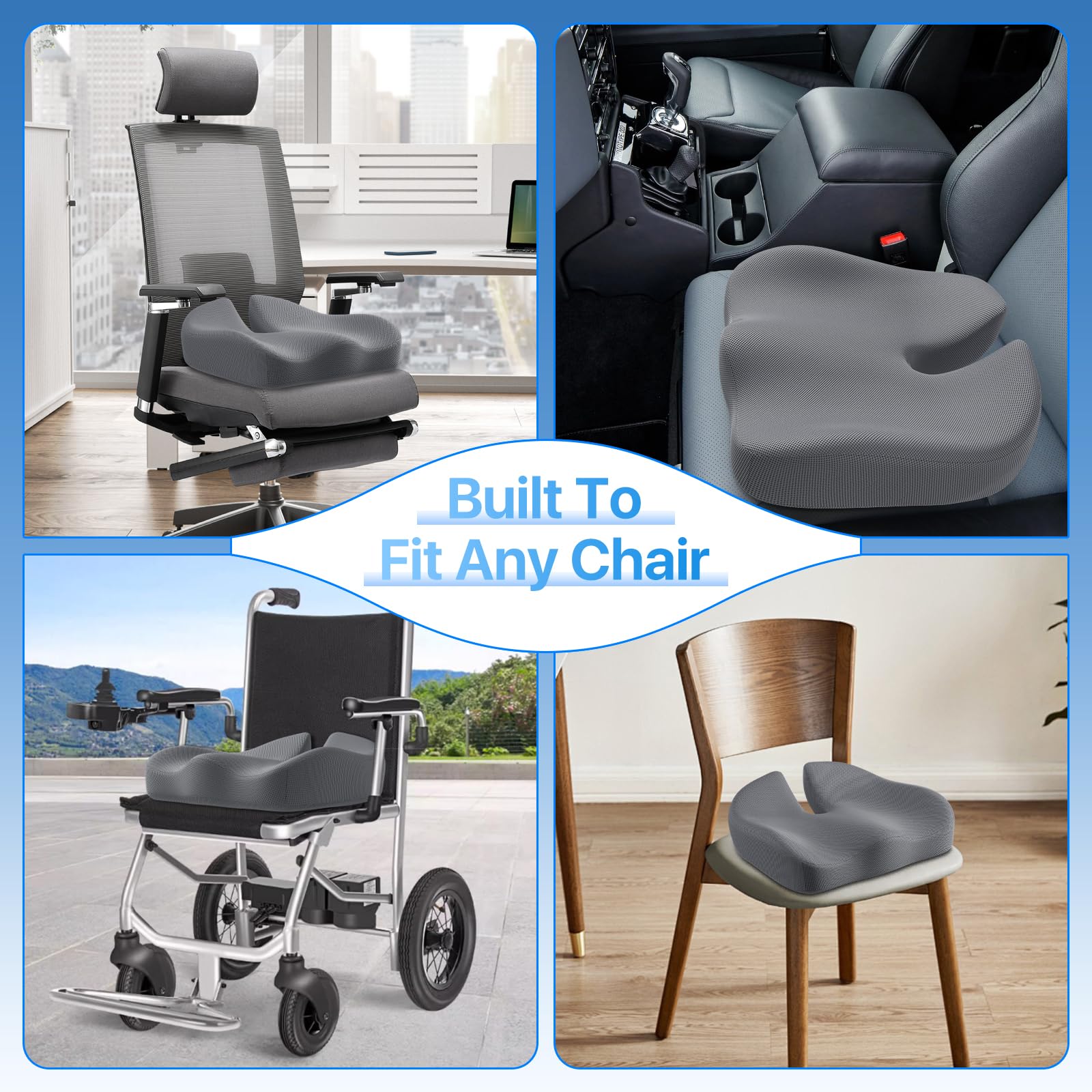 Phonery CushHaven ® Car Seat Booster