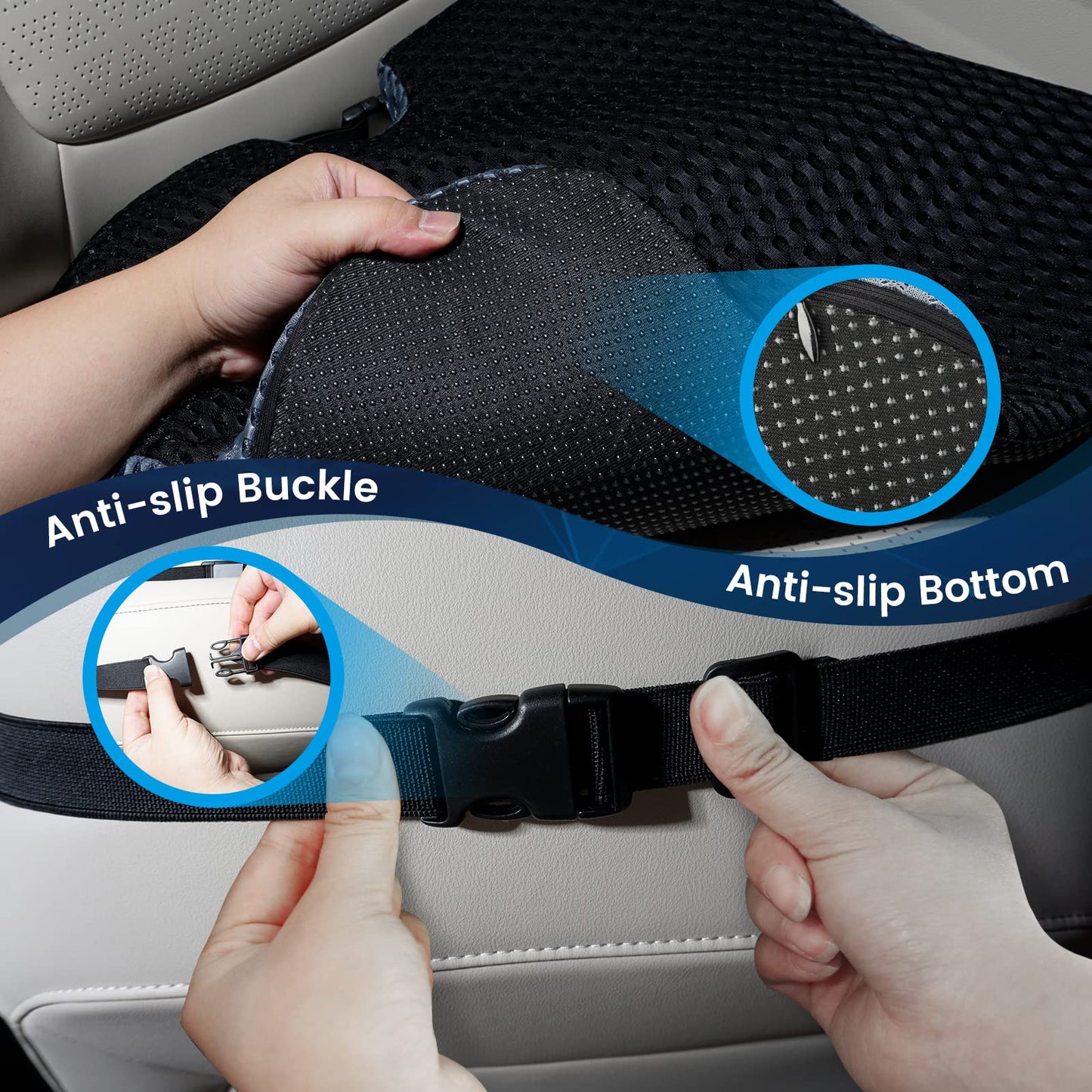 Phonery SootheSeat ® Car Seat Cushion Pad