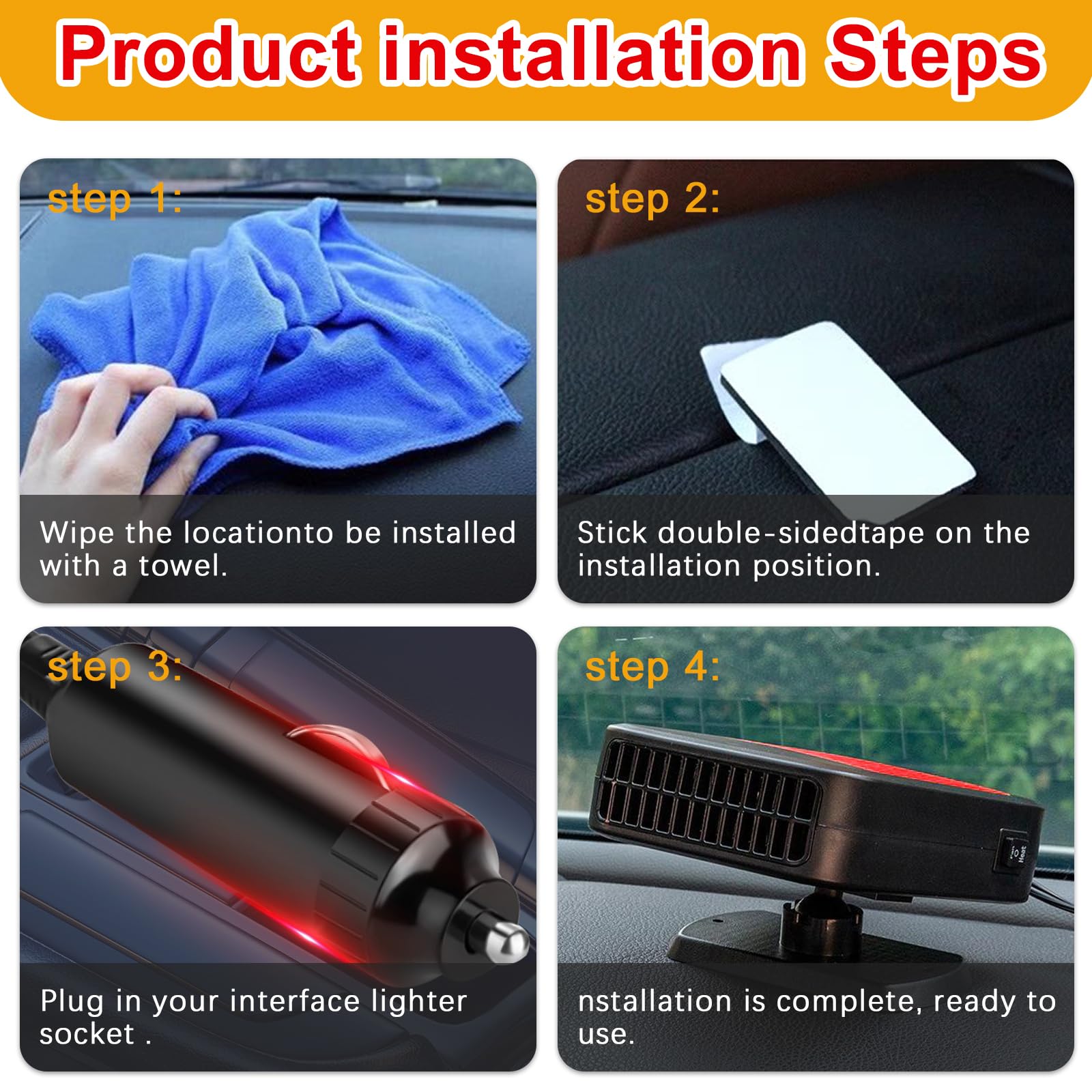 Phonery HeatWave ® Car Heater Defroster
