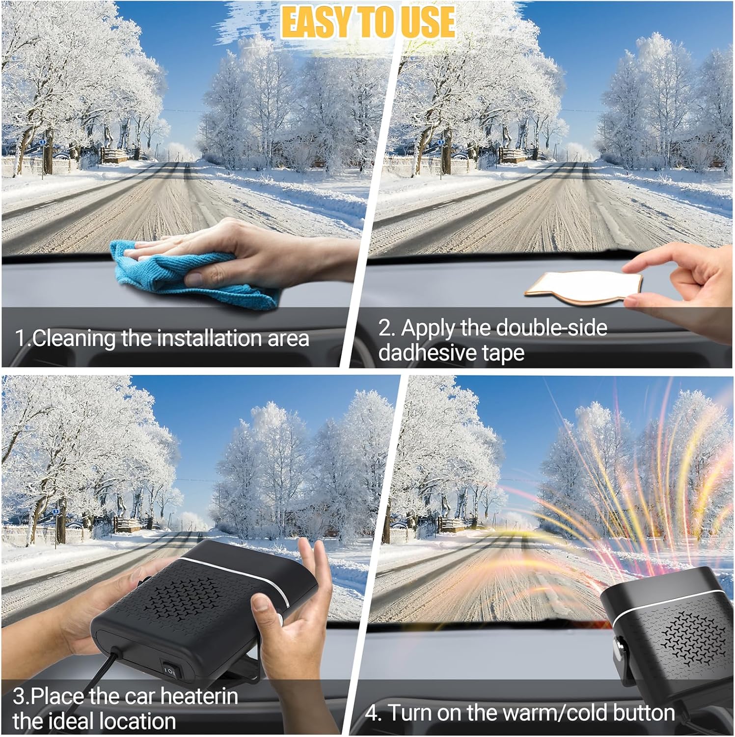 Phonery FrostGuard ® Portable Car Heater