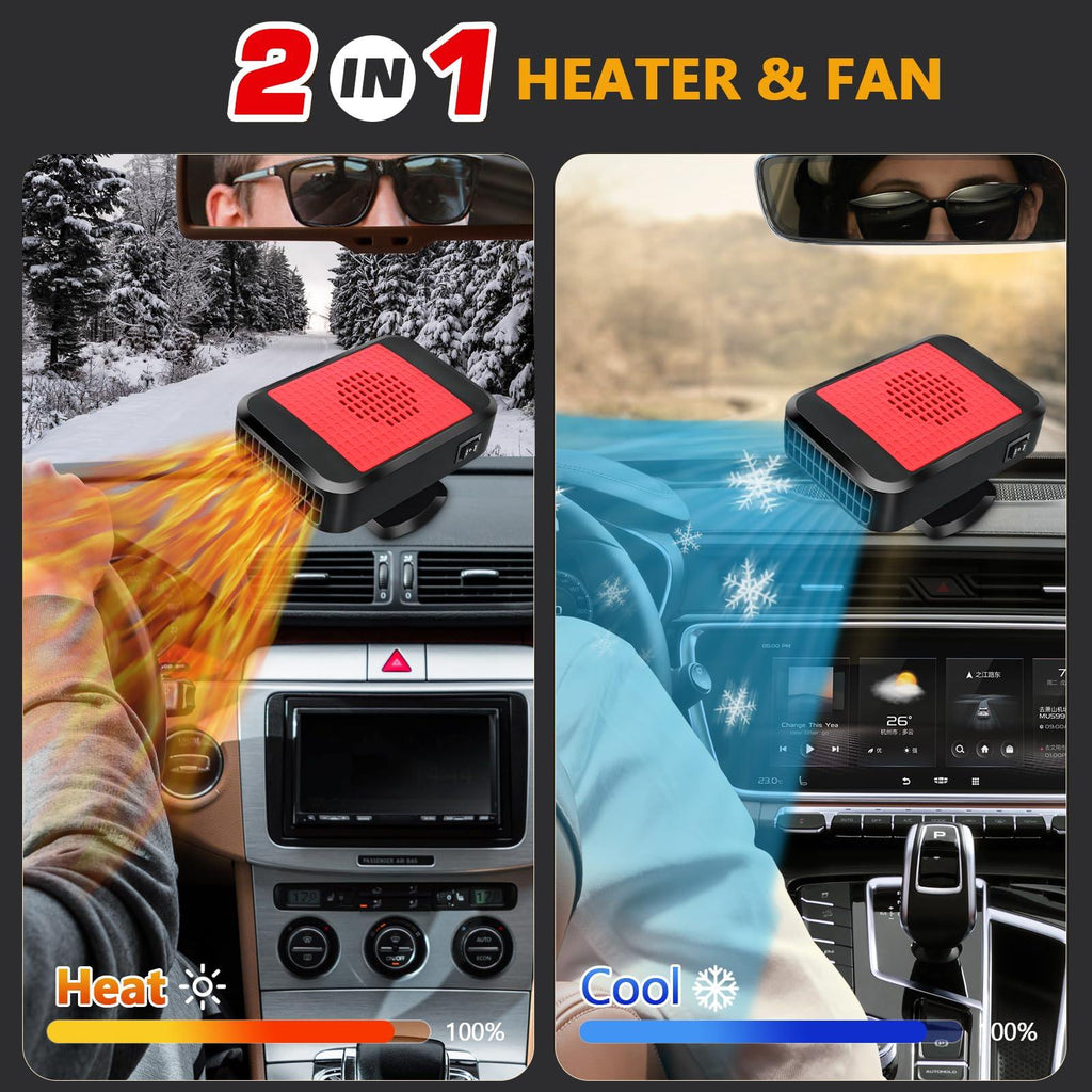 Phonery HeatWave ® Car Heater Defroster
