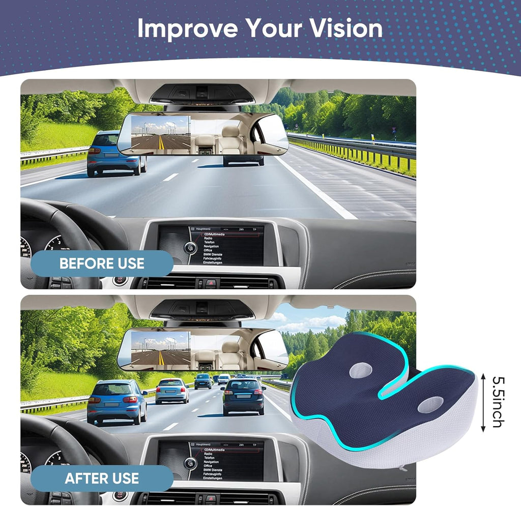 Phonery RoadEase ® Trucker Seat Cushion for Long Sitting