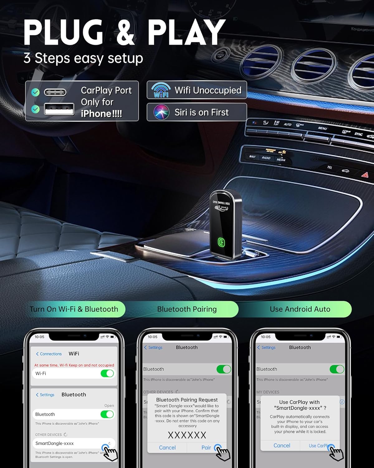 Phonery CarPlay ® Car Smart Box