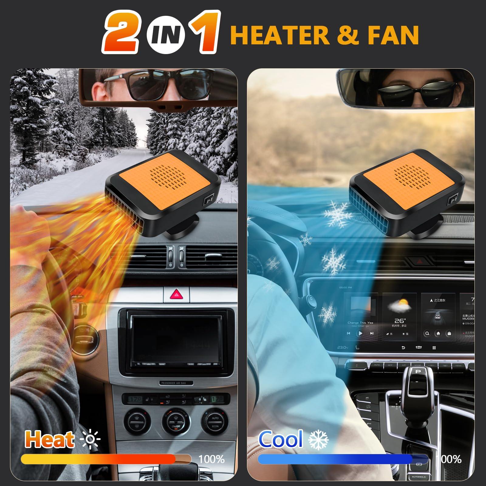 Phonery HeatWave ® Car Heater Defroster
