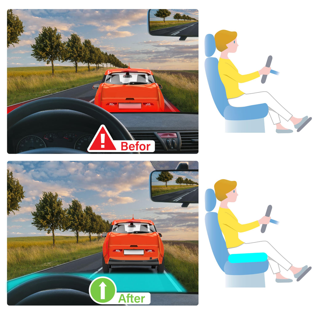Phonery ZenSeat ® Car Seat Booster for Shorter Drivers
