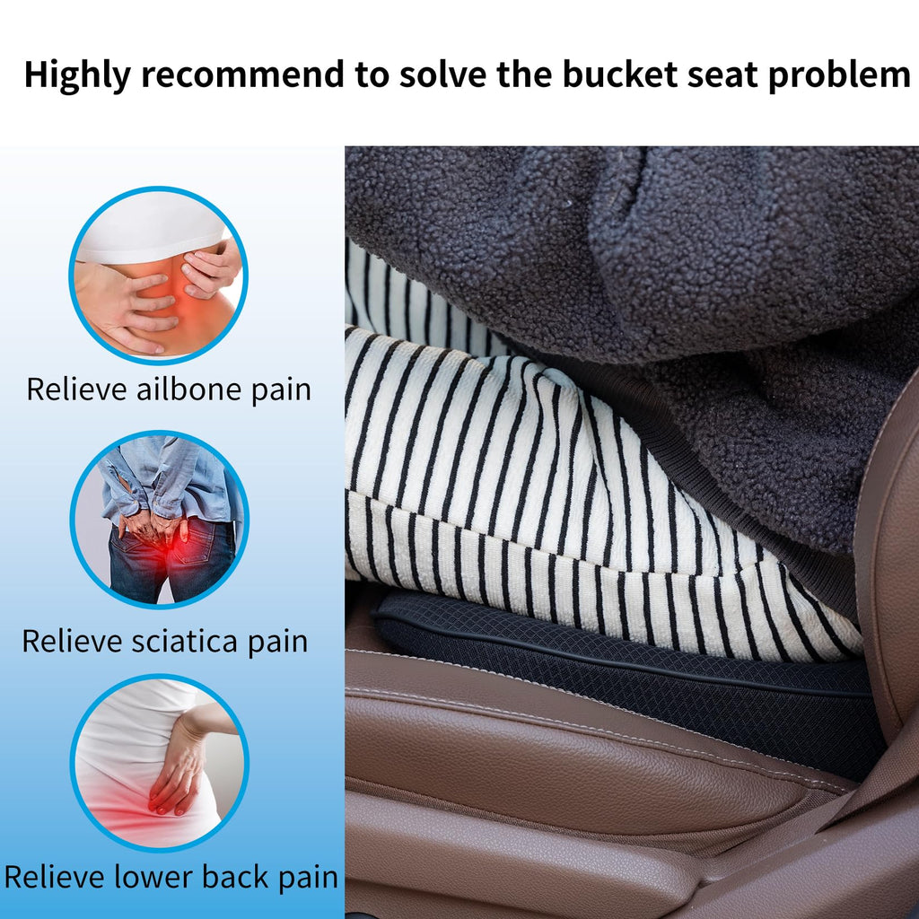 Phonery BoostDrive ® Car Seat Booster for Shorter Drivers
