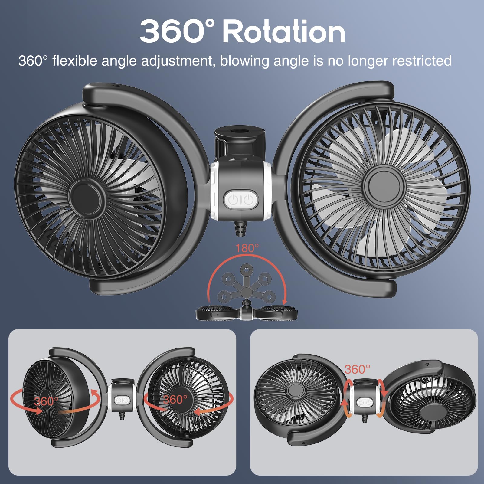 Phonery BreezeBuddy ® Car Fan for Kids