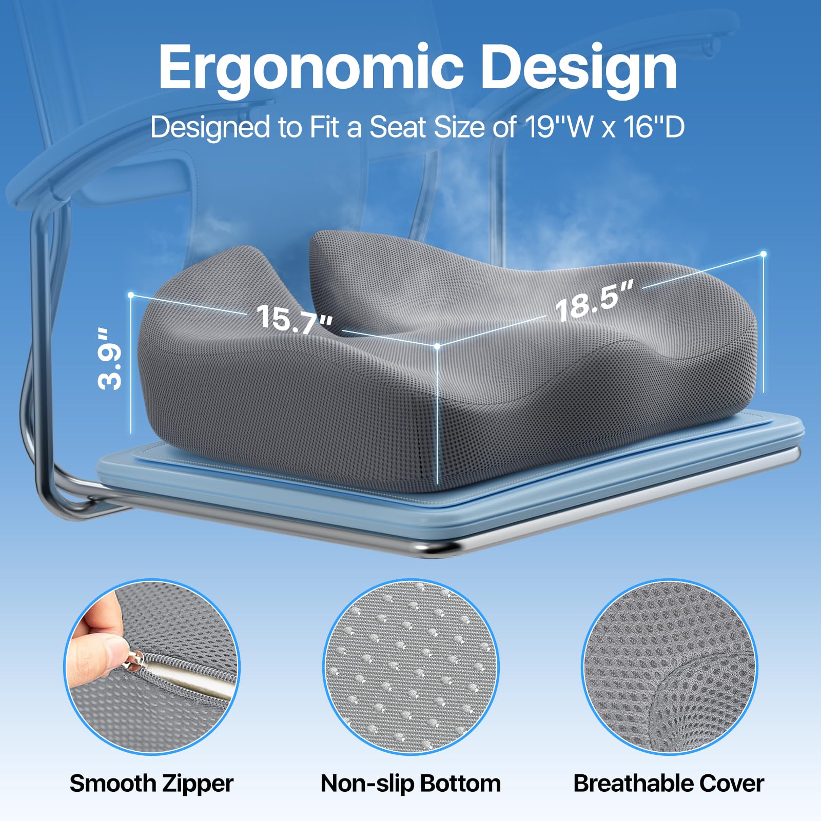 Phonery CushHaven ® Car Seat Booster