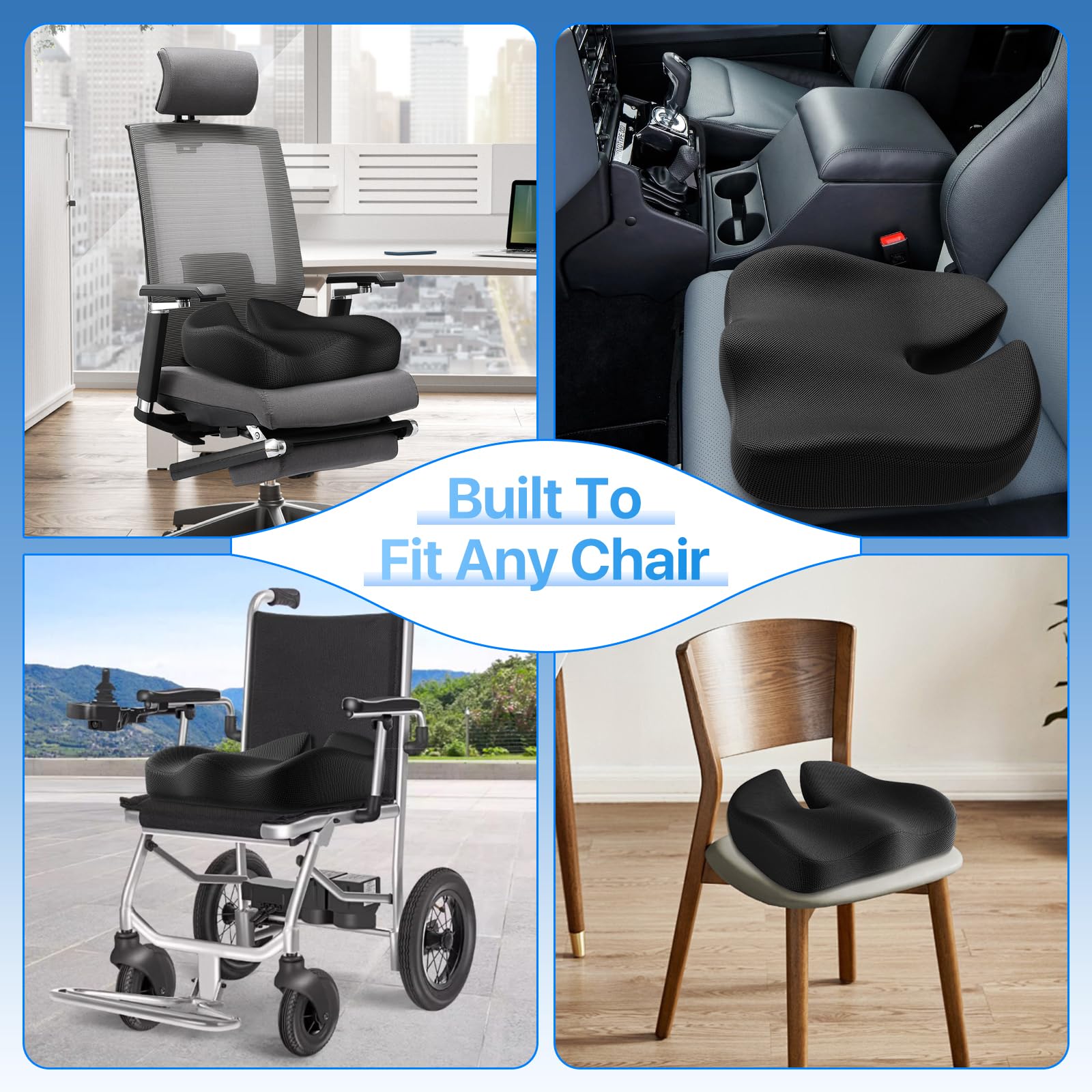 Phonery CushHaven ® Car Seat Booster